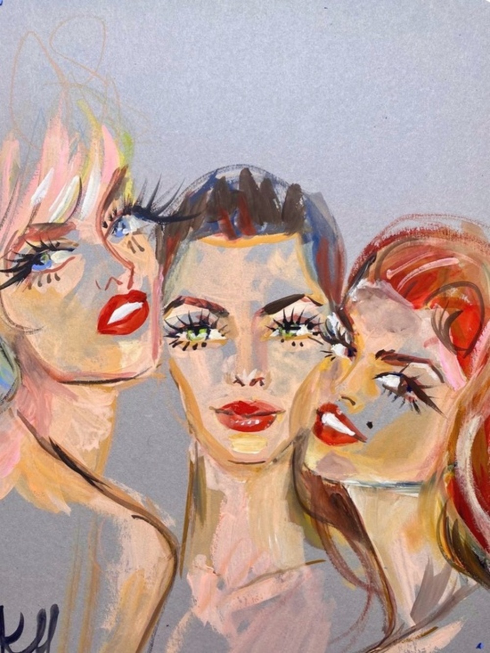 90s Models by artist Kyra Kendall